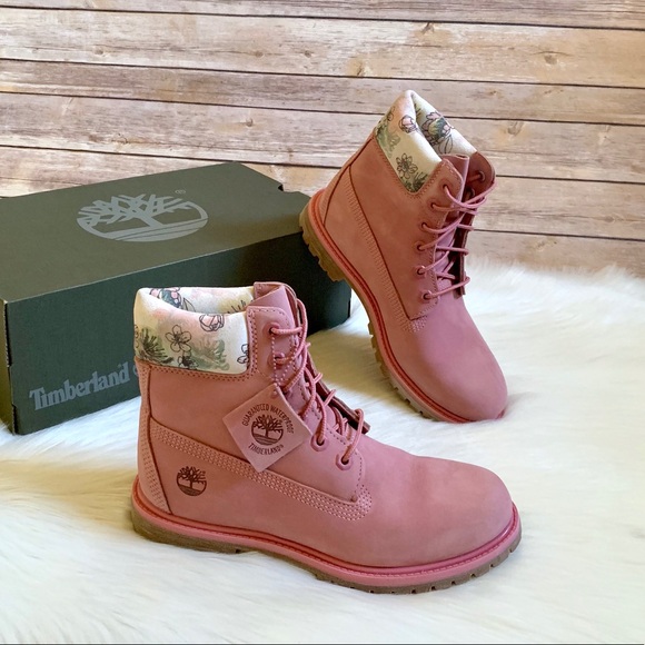 Timberland Shoes - Timberland Medium Pink Premium 6” Waterproof Boots
